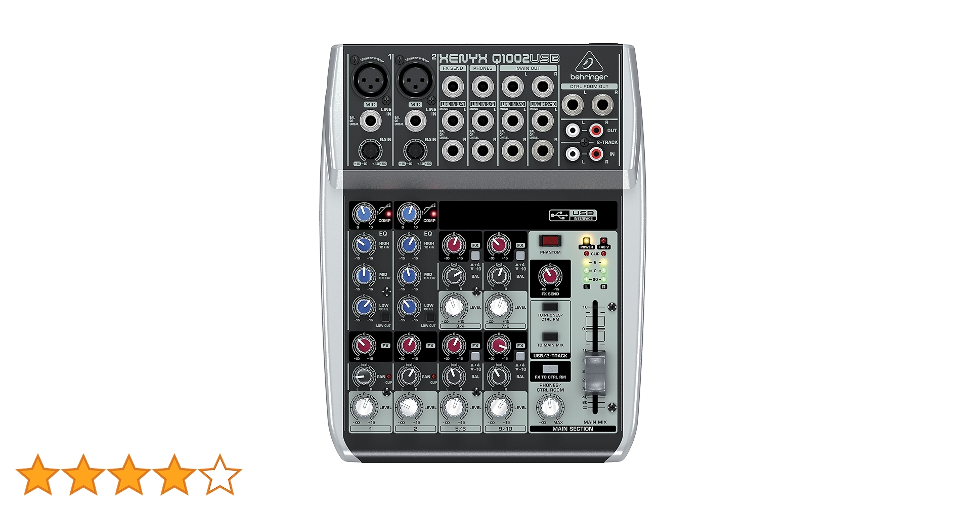 【中古機材】ベリンガー PAミキサー XENYX Q1002USB Amazon.co.jp: BEHRINGER ベリンガー QX1002USB ミキサー : 楽器